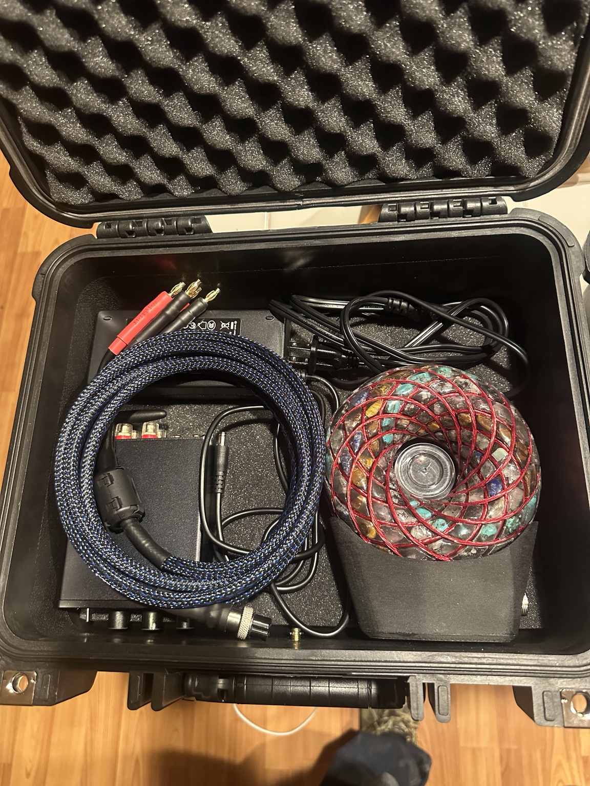 Gold coil protective case